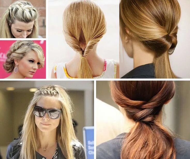 Прическа на работу на средние Easy Hairstyles for the Office Office hairstyles, Medium hair styles, Stylish ha