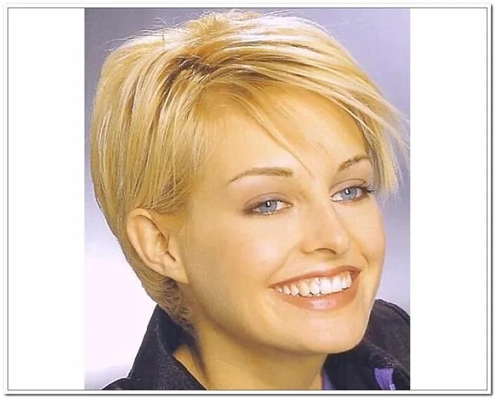 Прическа на редкие короткие волосы женщине coiffure courte femme 2011 visage rond Short thin hair, Hairstyles for thin hair