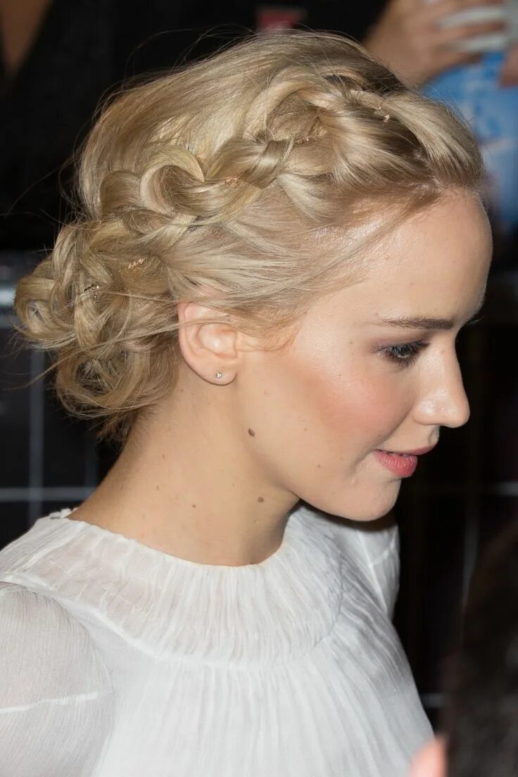 Прическа на редкие волосы до плеч JENNIFER LAWRENCE : Photo Jennifer lawrence hair, Beauty tips for hair, Braided 