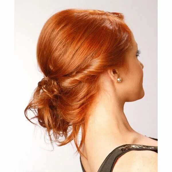 Прическа на рыжие волосы средней Medium Red (Ginger) TheHairStyler.com ❤ liked on Polyvore featuring hair, people