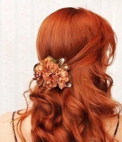 Прическа на рыжие волосы средней длины прич35 Shades of red hair, Long hair styles, Orange hair