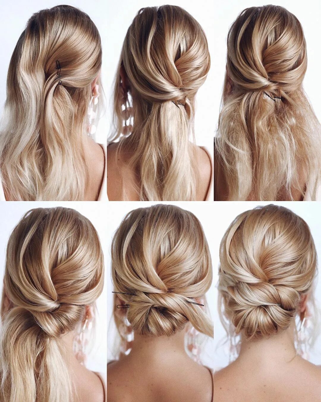 Прическа на средние тонкие волосы быстро 30 Easy Hairstyles for Long Hair with Simple Instructions - Hair Adviser Hochzei