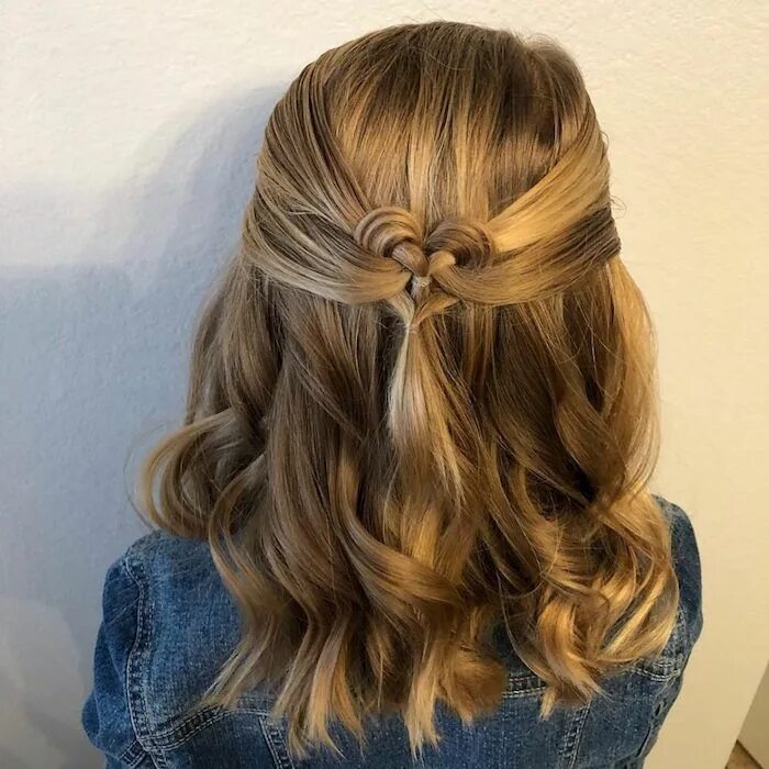 Прическа на средние волосы 11 лет Pin on Styles for Wavy Hair