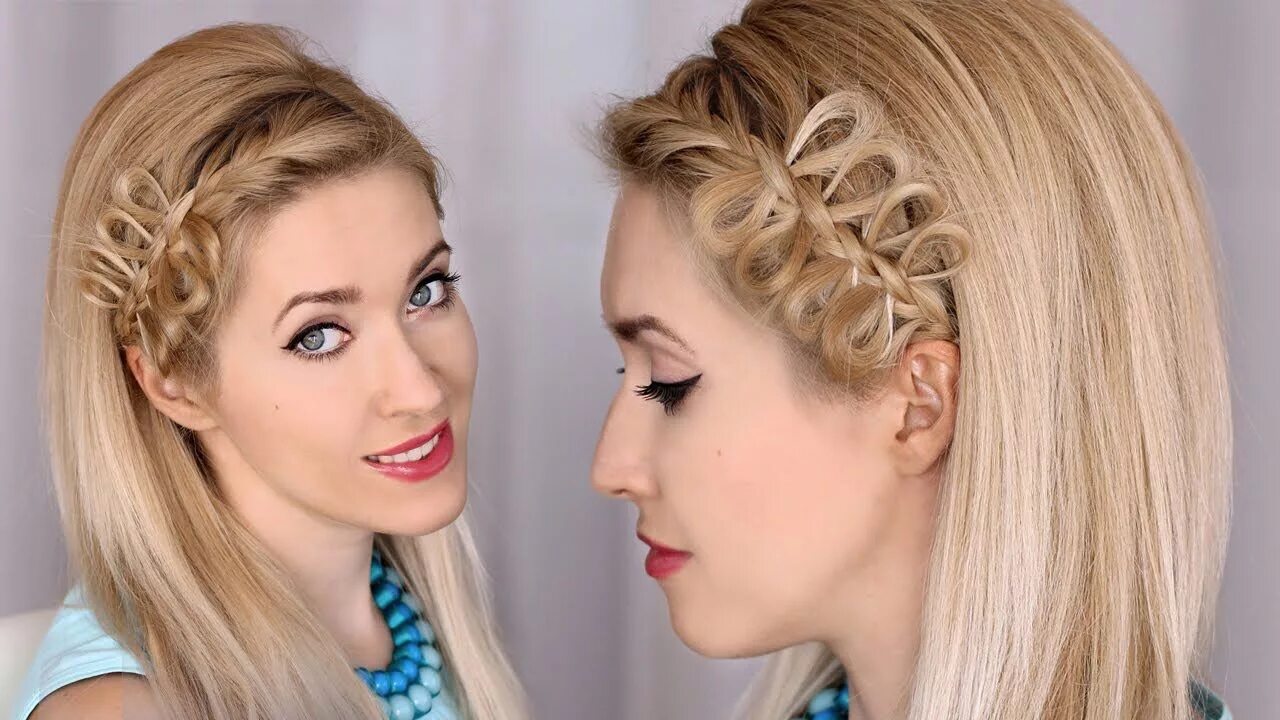 Прическа на средние волосы 7 класс Makeup Ponytail hairstyles tutorial, High ponytail hairstyles, Braided headband 