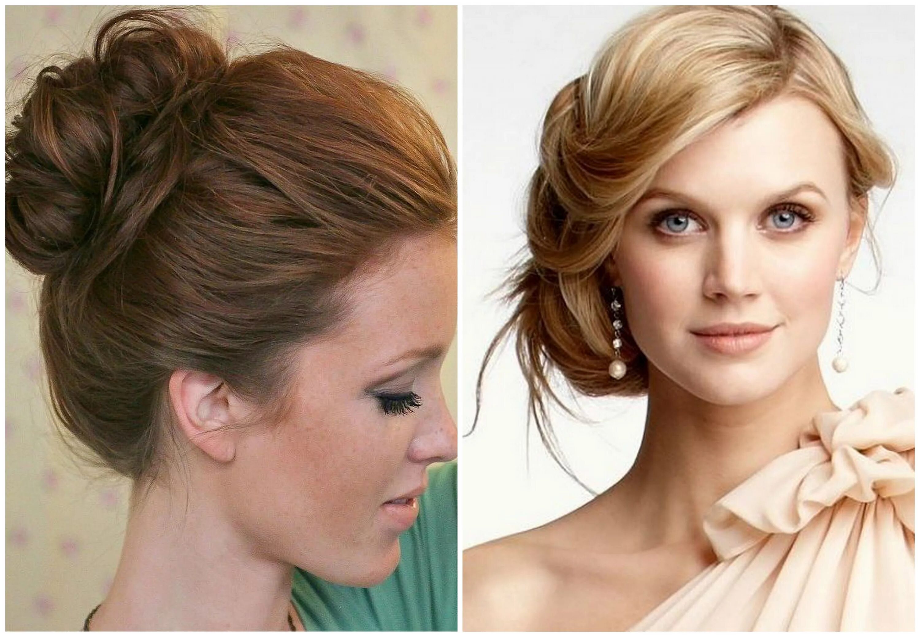 Прическа на средние волосы бананом Penteados, Penteado casamento, Cabelo