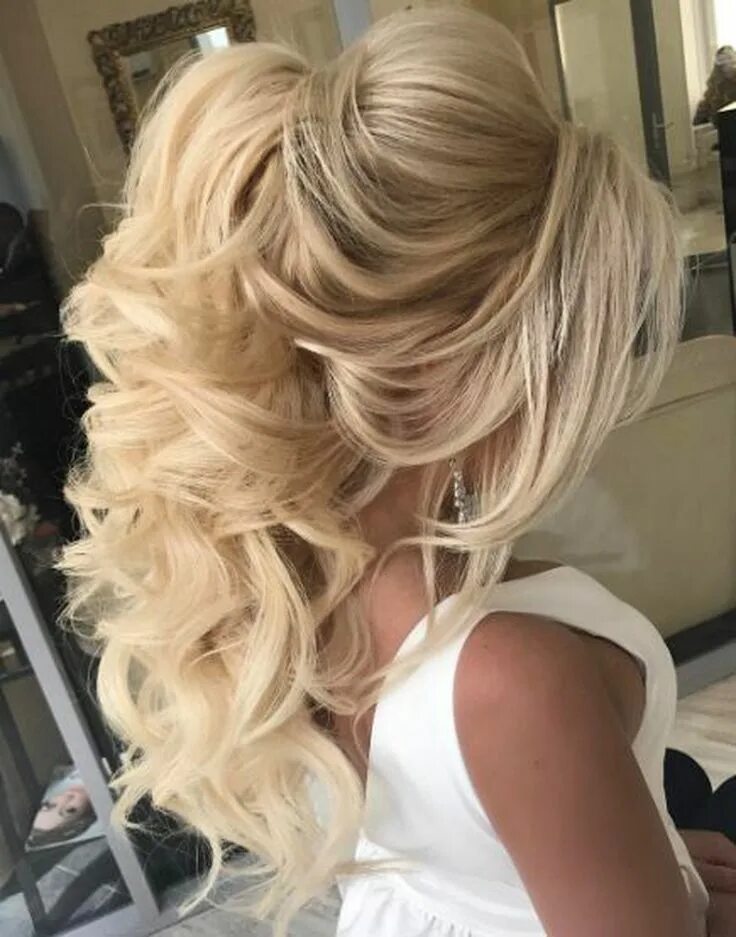 Прическа на средние волосы блонд Pin by Erika Durga on hair Hair styles, Wedding hairstyles, Wedding hair inspira