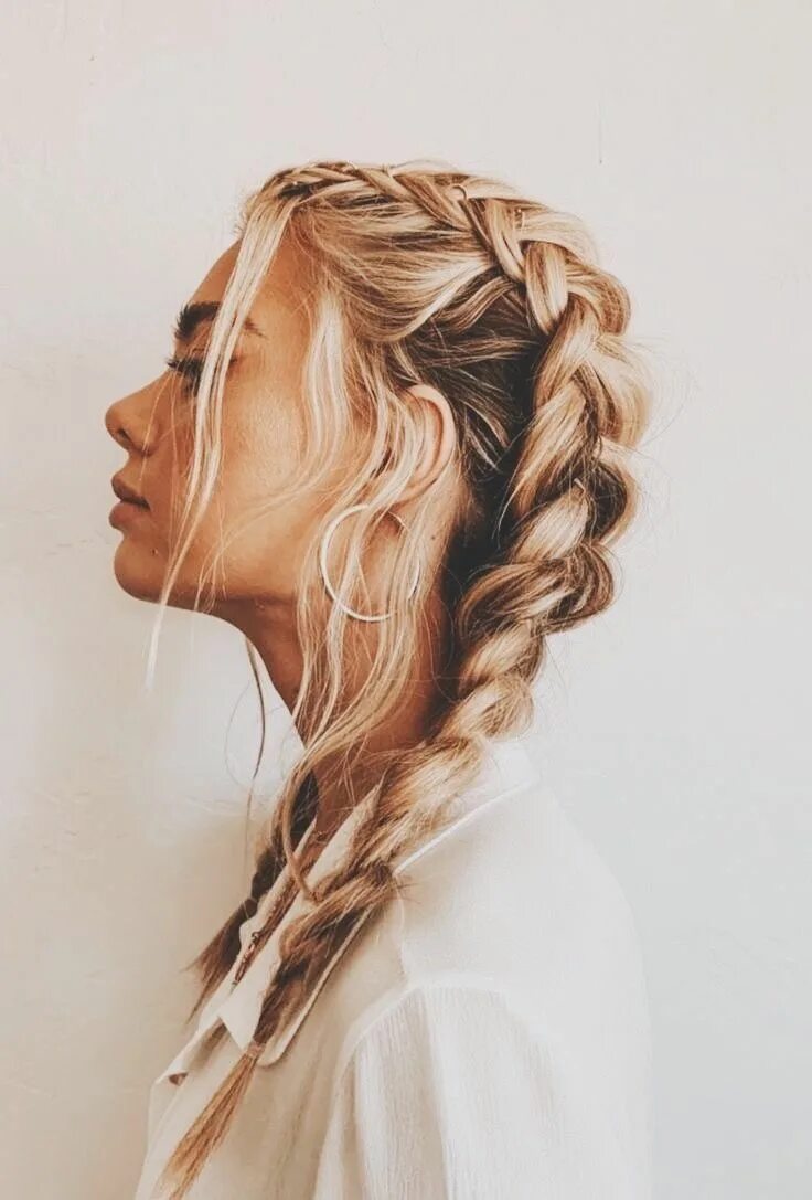 Прическа на средние волосы две косички 263 Best Hair Inspiration images in 2020 Hair inspiration, Hair, Long hair style