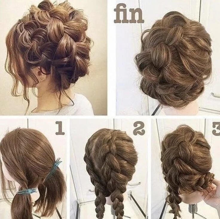 Прическа на средние волосы фото пошагово Pin by Erin Silver on Hair Long hair styles, Hair styles, Curly hair styles