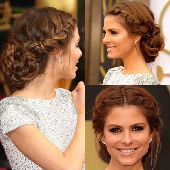 Прическа на средние волосы к костюму Mini Braid Wrapped High Bun Bridesmaid hair, Hair beauty:cat, Braided hairstyles