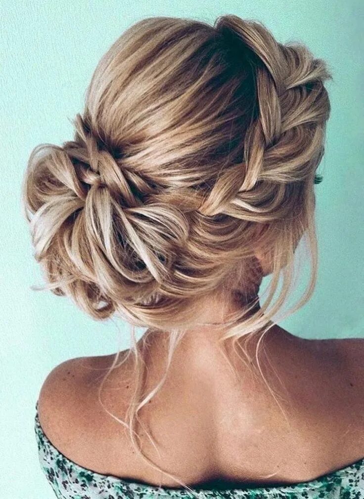 Прическа на средние волосы красиво собраны 20 Easy and Perfect Updo Hairstyles for Weddings - EWI Guest hair, Bride hairsty