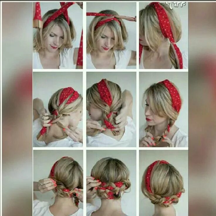 Simple & Easy Hairstyles Incorporating Bows & Ribbon - YouTube