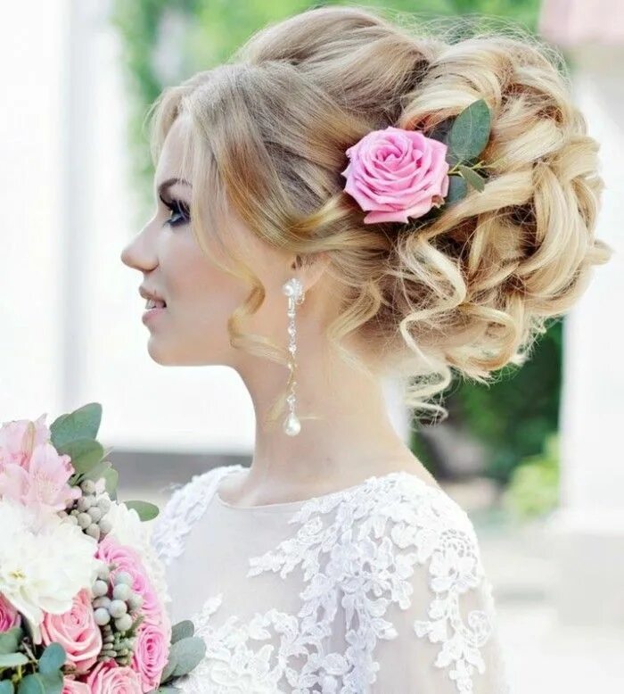 Прическа на средние волосы на свадьбу невесте Pin on Brautfrisuren - bridal Hairstyles - Fashion