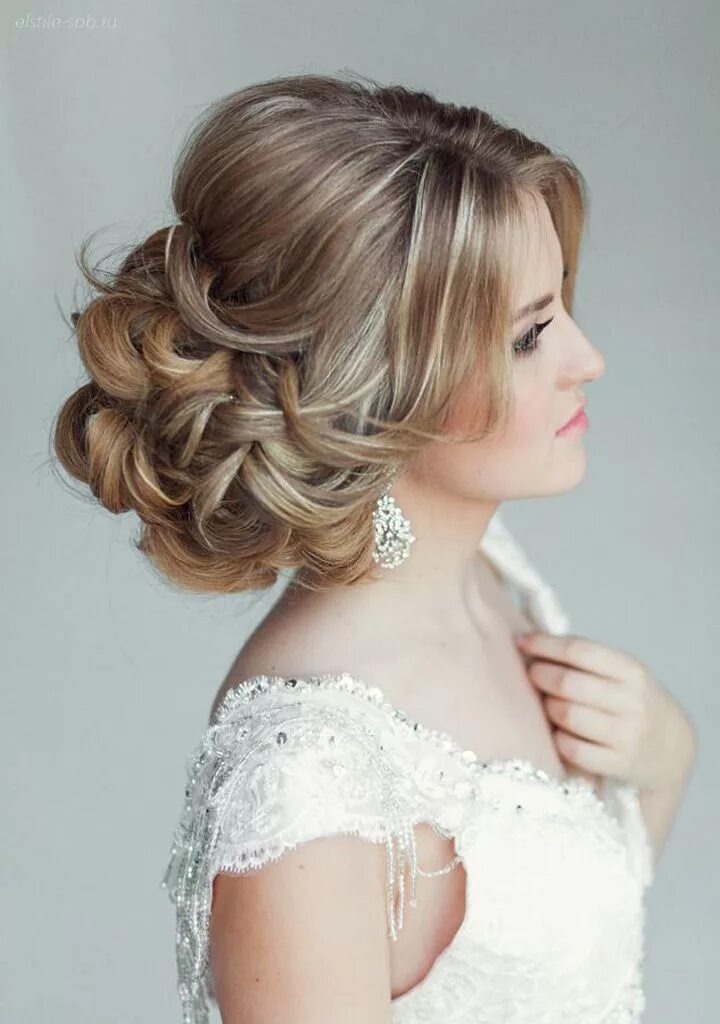 Прическа на средние волосы на свадьбу невесте Wedding Hairstyles Headband hairstyles, Best wedding hairstyles, Hair styles 201