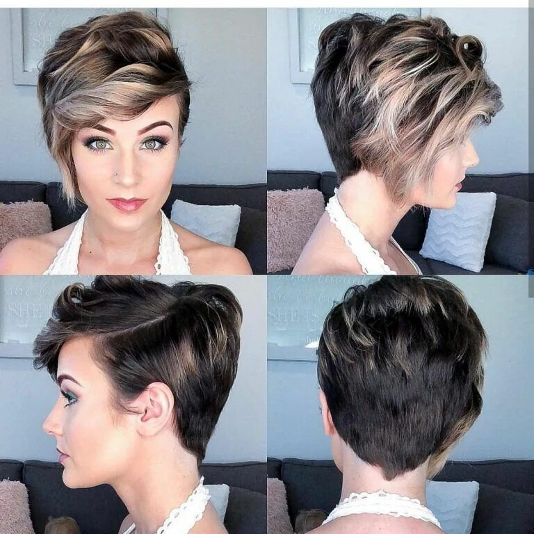 Прическа на средние волосы пикси боб 10 Easy Pixie Haircut Innovations - Everyday Hairstyle for Short Hair - PoP Hair