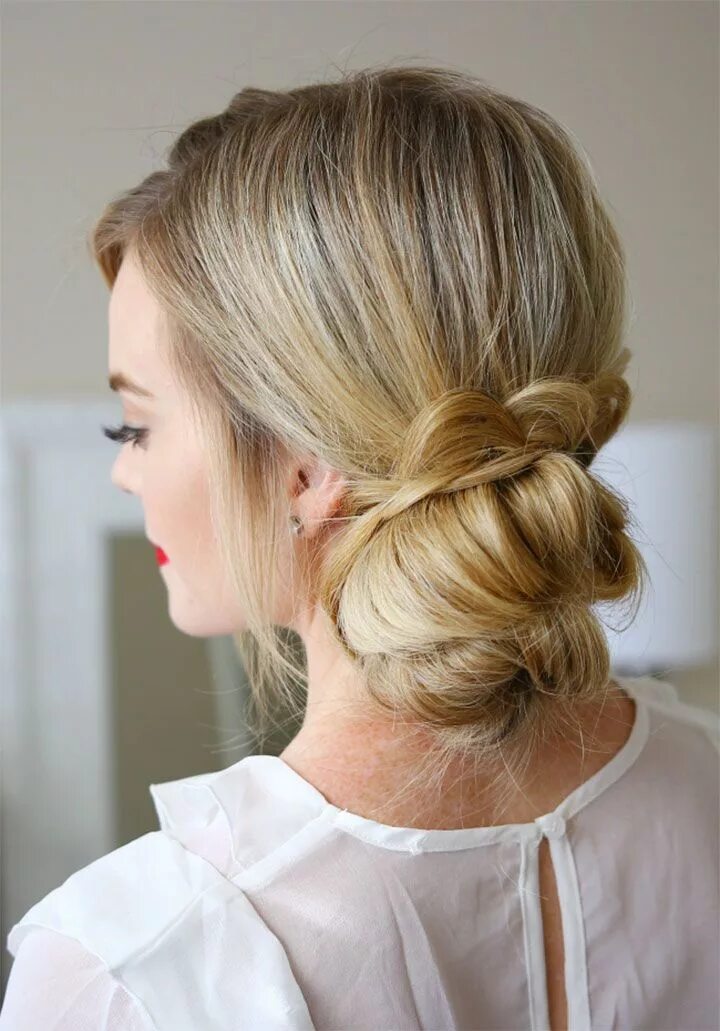 Прическа на средние волосы повседневная для женщин Pin on Bridal Hairstyles