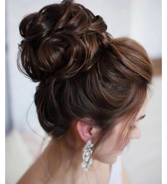 Прическа на средние волосы собранные вверх Wedding Hairstyles for Long Hair