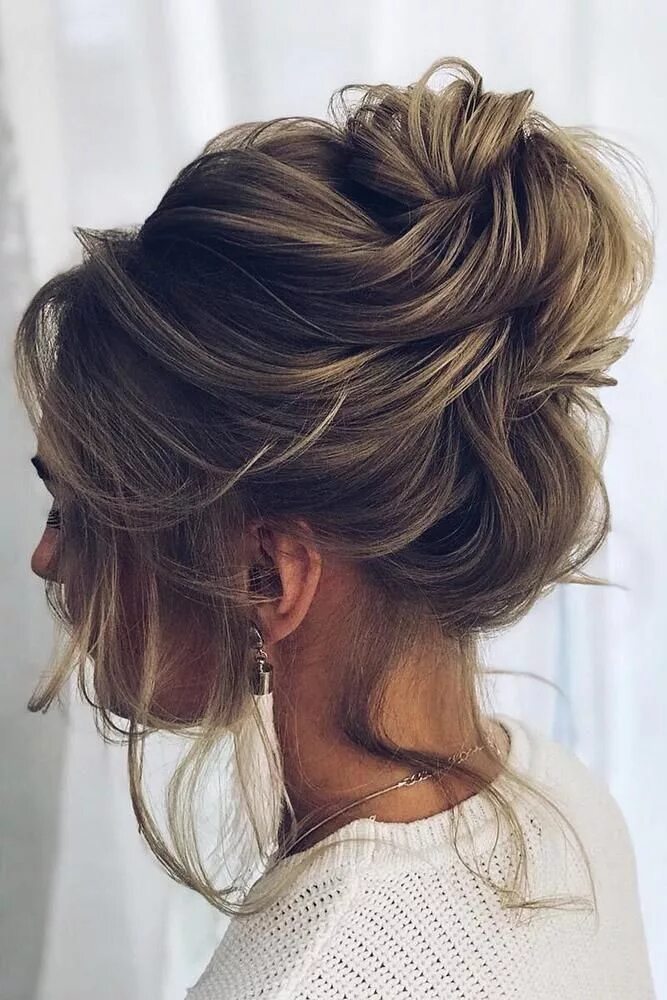 Прическа на средние волосы собранные вверх Wedding Updos For Short Hair 2024 Guide: 50+ Best Looks Short hair updo, Short w