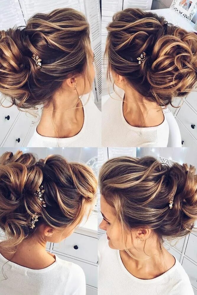 Прическа на средние волосы собранные вверх Pin on Hair Long hair styles, Wedding hairstyles for long hair, Wedding hairstyl