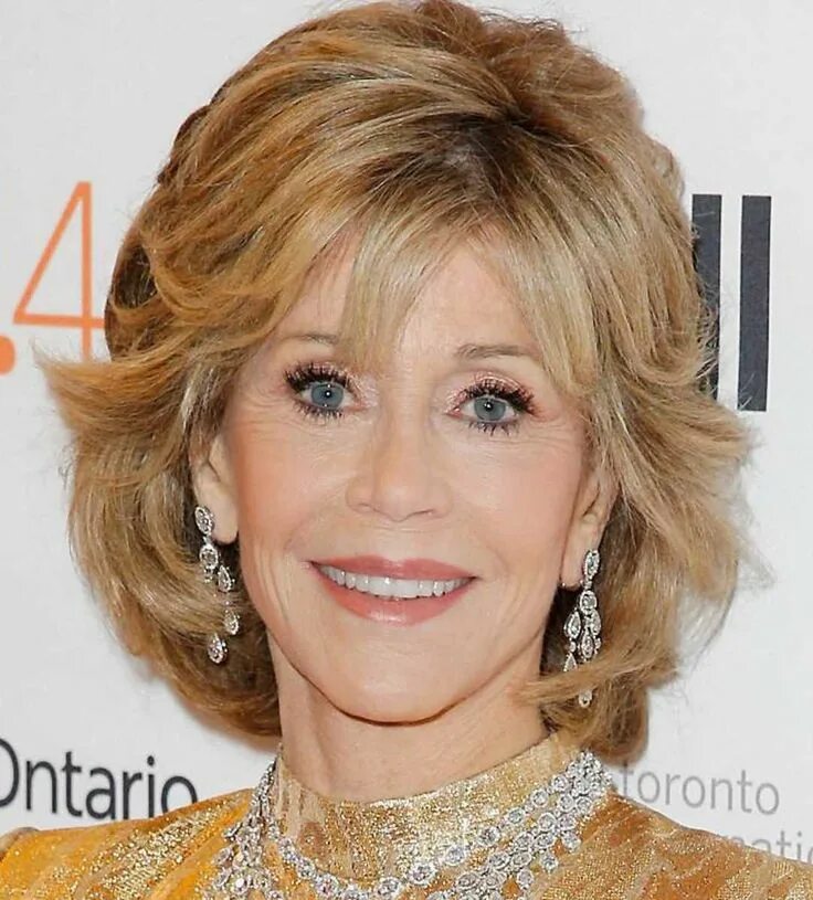 Прическа на средние волосы женщине 55 лет Seven Outrageous Ideas For Your Jane ... Jane fonda hairstyles, Short hair style