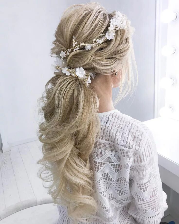 Прическа на свадьбу 12 лет Gorgeous Ponytail Hairstyle Ideas That Will Leave You In FAB Long hair styles, H