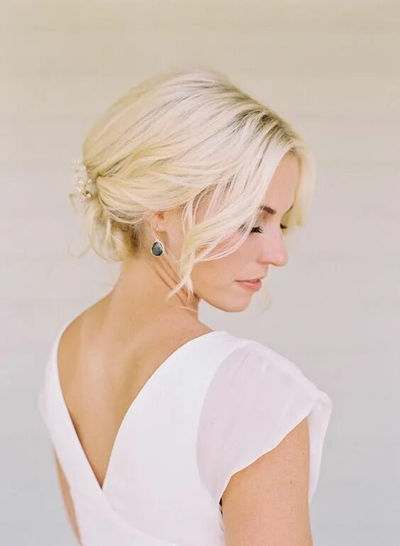 Прическа на свадьбу 2024 каре 12 Short Wedding Hairstyles for Brides Pretty short wedding hair ideas Short hai