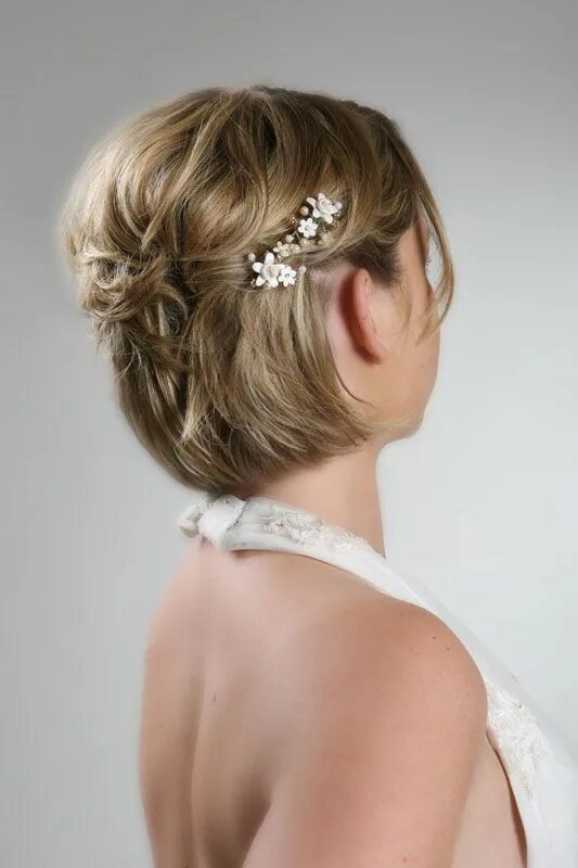 Прическа на свадьбу 2024 каре 2014 Bridesmaid Hairstyles for Short Hair Short Hairstyles 2014 Short wedding ha