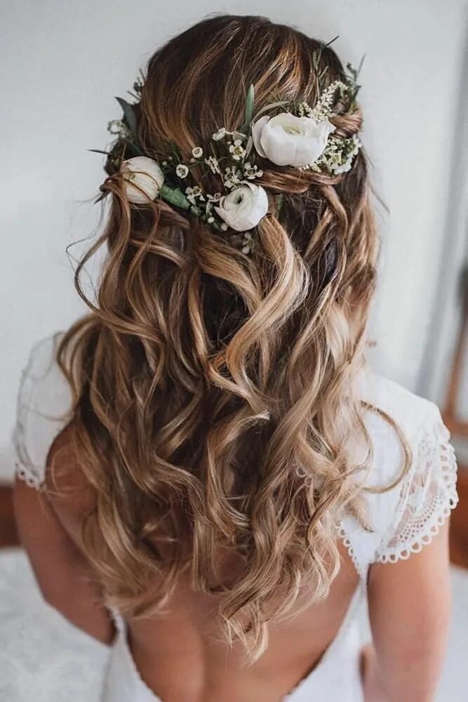 Прическа на свадьбу 2024 локоны 30 Hochzeit Haar Half Up Ideen Hochzeitsfrisuren #Haar #Hochzeit #Hochzeit Weddi