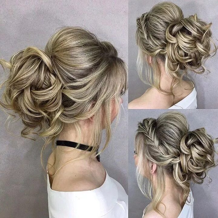 Прическа на свадьбу 2024 подруге Elegant updo wedding hairstyle to inspire your big day look. These sophisticated