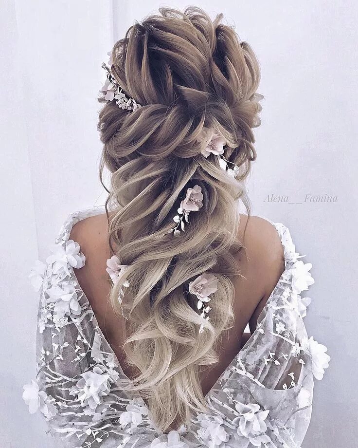 Прическа на свадьбу длинные волосы фото Elegant Wedding Hairstyles #weddings #bride #bridal #wedding #hairstyles #weddin