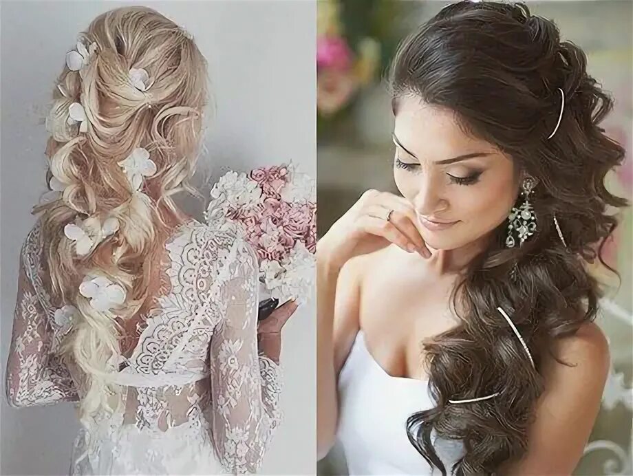 Прическа на свадьбу длинные волосы фото Hairstyles and colors for long hair in 2020 Long hair styles, Wedding hairstyles