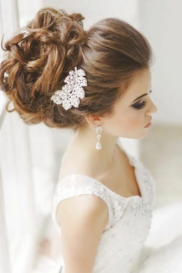 Прическа на свадьбу для невесты Beautiful wedding hairstyles