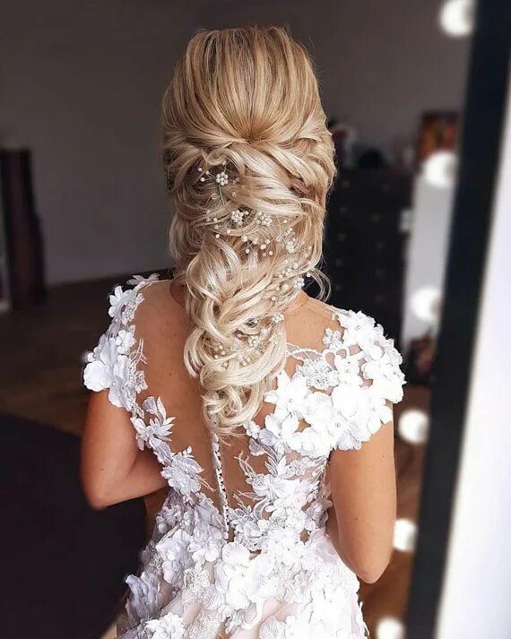 Прическа на свадьбу для невесты Pin by Zaii Buccus on But What Do I Wear?? Wedding hair inspiration, Bride hairs