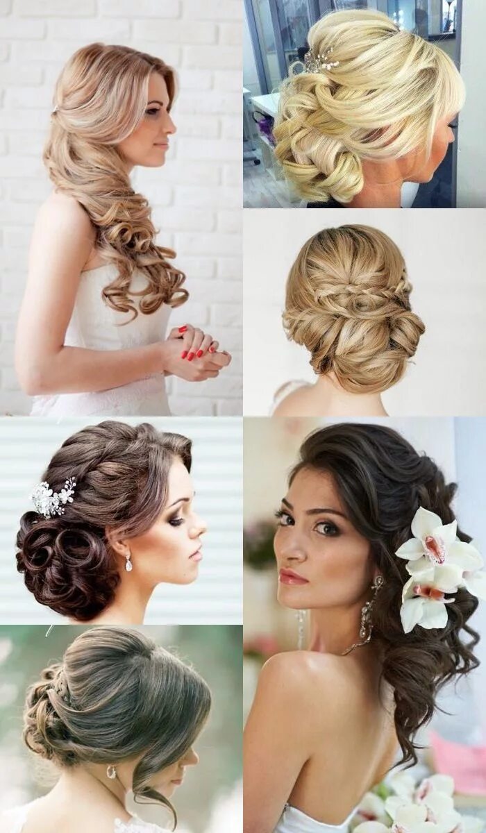 Прическа на свадьбу гостье на длинные 21 Classy and Elegant Wedding Hairstyles - MODwedding Wedding hairstyles, Hair s