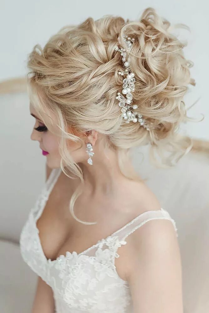 Прическа на свадьбу на длинные волосы невесте Pin on Wedding hairstyles