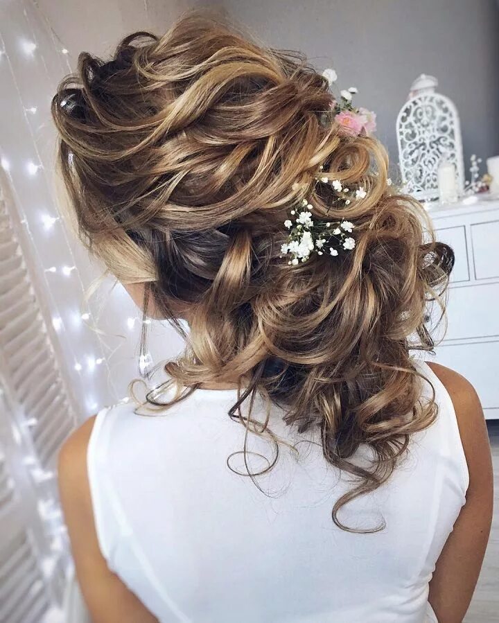 Прическа на свадьбу подруге фото 4 Romantic Wedding hairstyles to complete your vision Long hair styles, Romantic