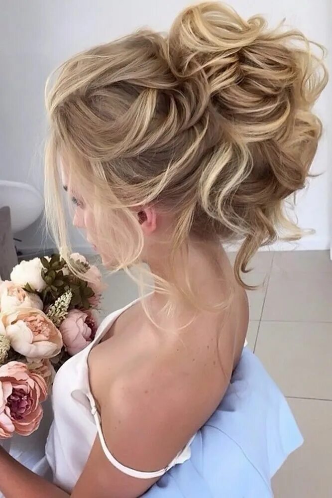 Прическа на свадьбу подружке невесты 2024 Pinterest Wedding Hairstyles Ideas 2024 Guide High bun wedding hairstyles, Weddi