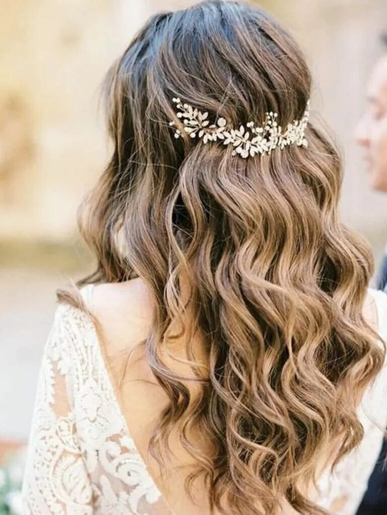 Прическа на свадьбу распущенные волосы Large Hair Pieces Bridal Hot Sale xn--h1aahyg1df.xn--p1ai