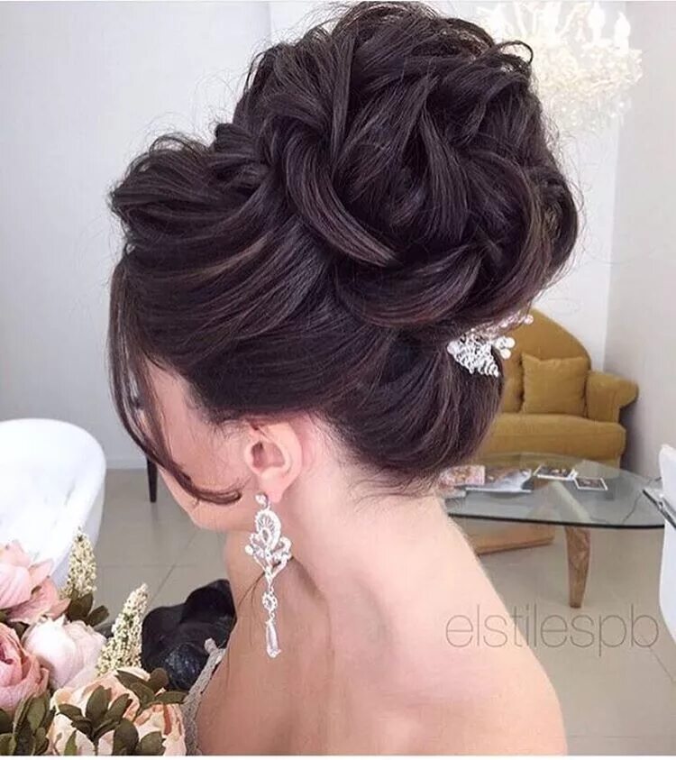 Прическа на свадьбу собранные волосы #weddinghair #wedding #romantic #bridalhair Wedding hair inspiration, Wedding ha