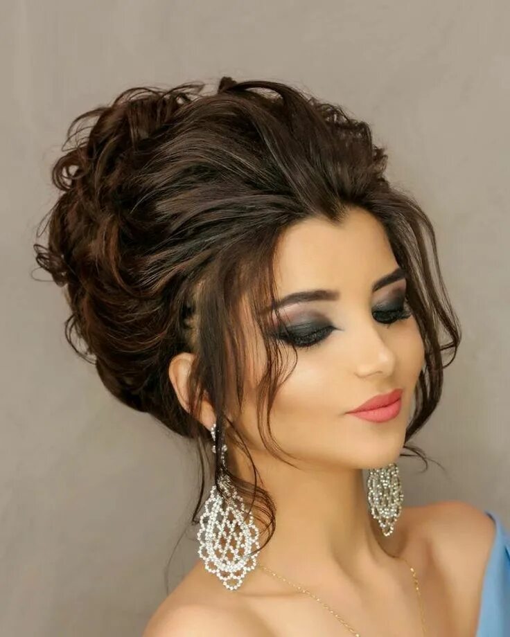 Прическа на вечер Pin by Aanchal Yadav on Nicer Hairstyle Wedding hair down, Elegant wedding hair,