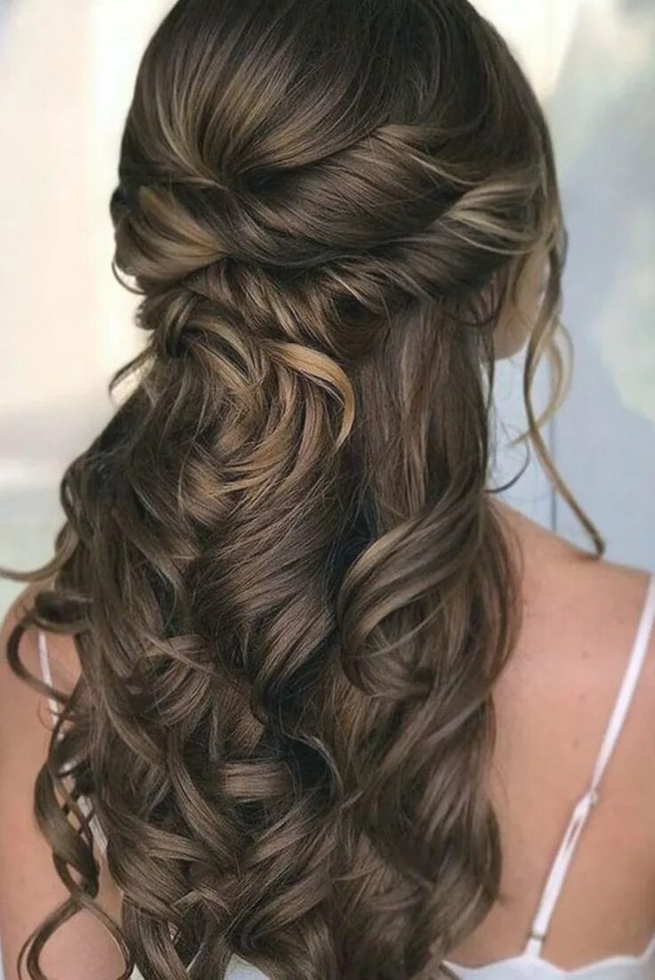 Прическа на вечер на длинные волосы 20+ Favorite Wedding Hairstyles Long Hair Wedding hair half, Long hair styles, H