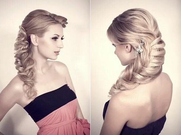 Прическа на выпускной школы длинные волосы Updo Hairstyles for Bridesmaids Bridesmaid hair updo, Hair updos, Bridesmaid hai