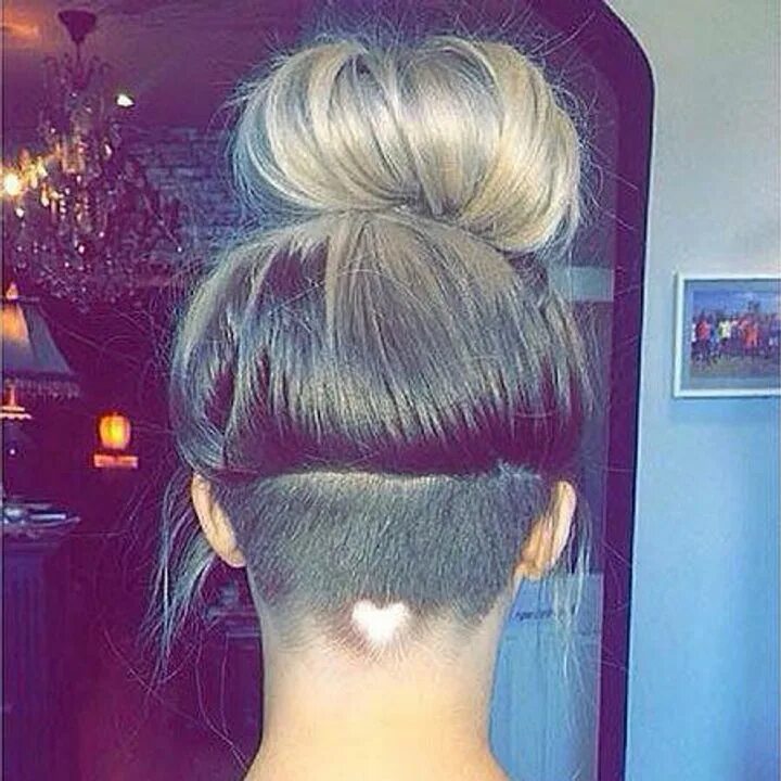 Прическа на затылке фото 10 Nape Undercuts I Want Yesterday Undercut hairstyles, Undercut long hair, Hair