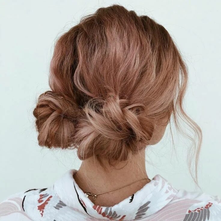 Прическа на затылке на средние 50 Wonderful Updos for Medium Hair to Inspire New Looks - Hair Adviser Bun hairs