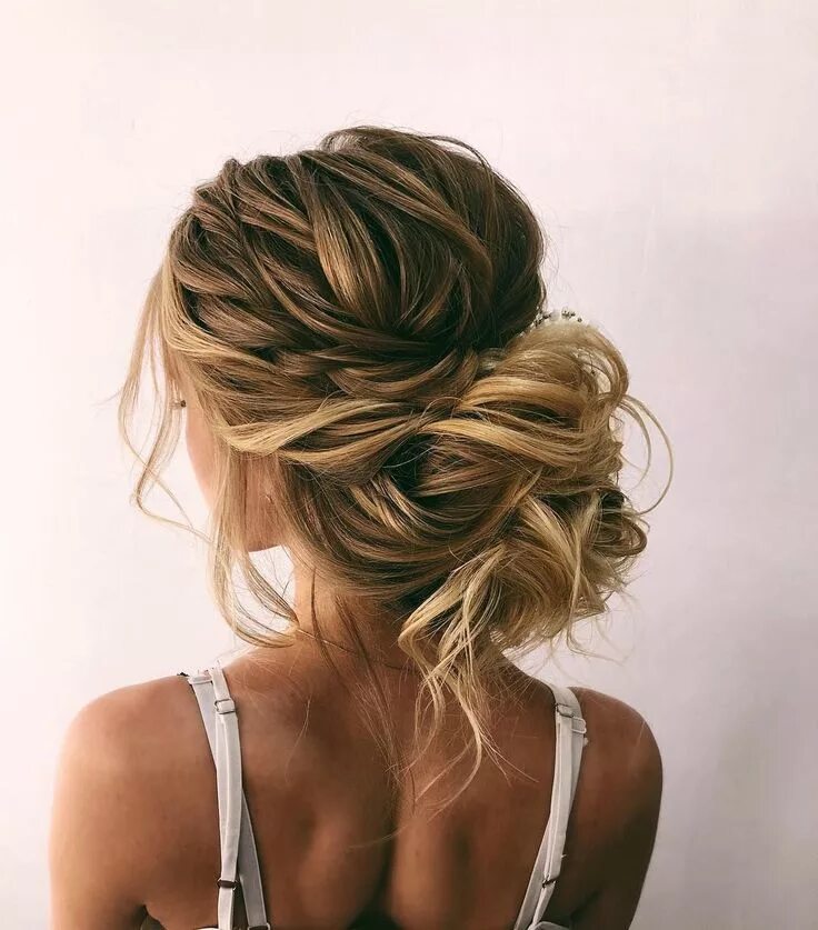 Прическа небрежные волосы Beautiful Bridal Updos Hairstyle Inspiration - Oksana Sergeeva Medium hair upsty