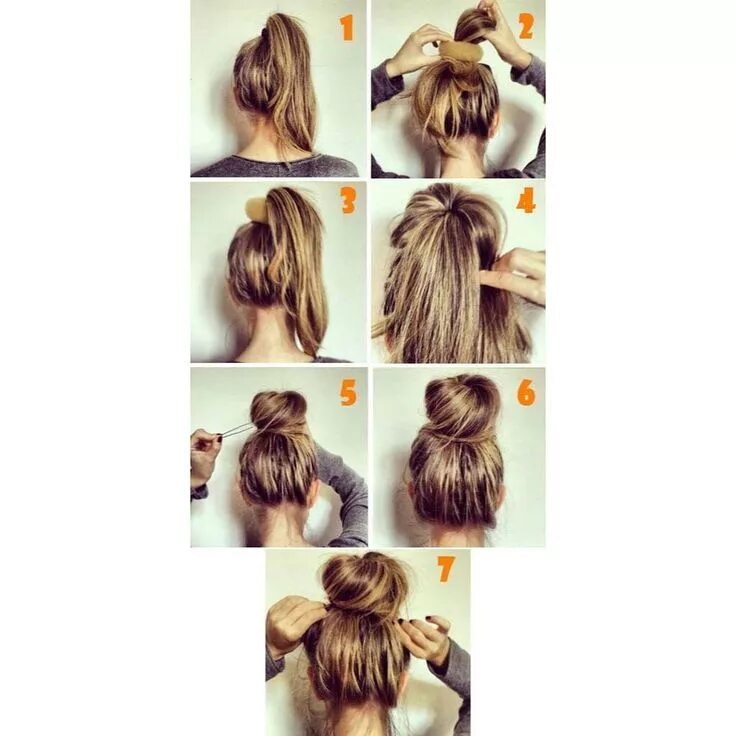 Прическа небрежный пучок как сделать Pin by Sarah Parker on Hair Easy work hairstyles, Short hair styles easy, Easy h