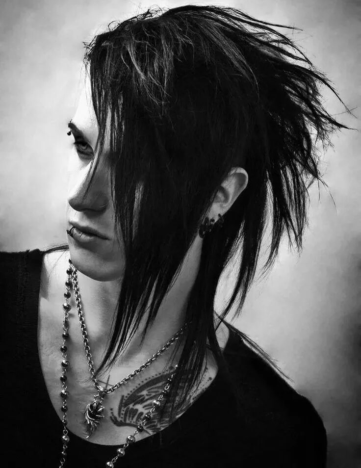 Прическа нефора Yu Phœnix. Emo hairstyles for guys, Goth hair, Emo haircuts