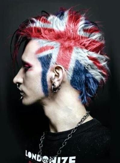 Прическа нефора 2024 Adakagafakagsfaha Punk hair, Hair styles, British punk