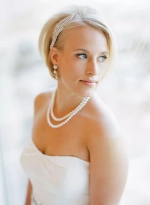 Прическа невеста фото коротки волос 60 Hot Short Wedding Hairstyles Capelli corti intrecciati, Accessori capelli cor