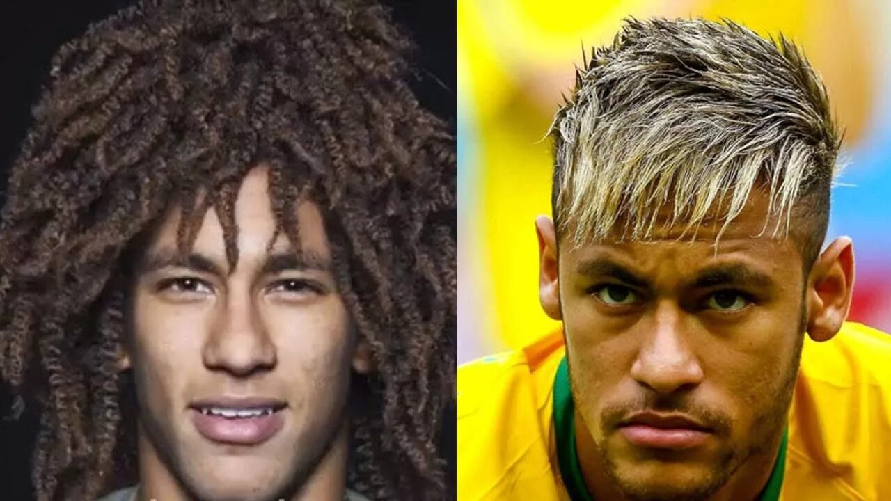 Прическа неймара 2024 Neymar Hair styles 2018 - YouTube