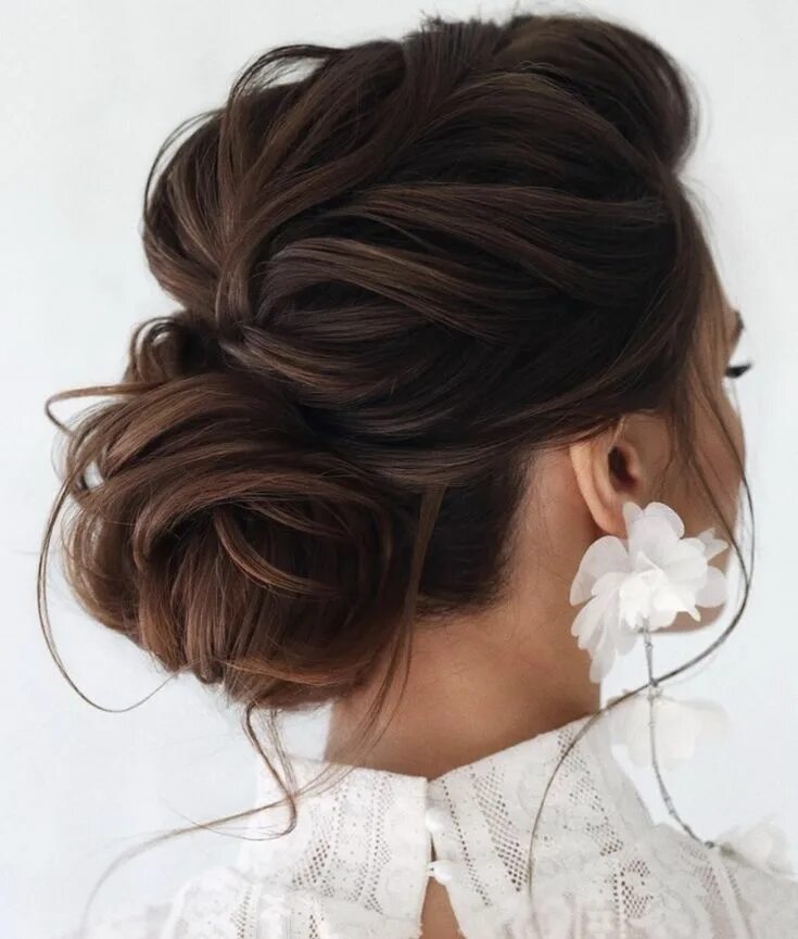 Прическа нижний пучок на длинные WEDDING HAIR Высокие прически, Сборка волос в пучок, Укладка коротких волос